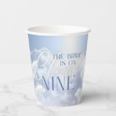 Magisch op Cloud Nine 9 Pampas Vrijgezellenfeest Papieren Bekers (Achterkant)