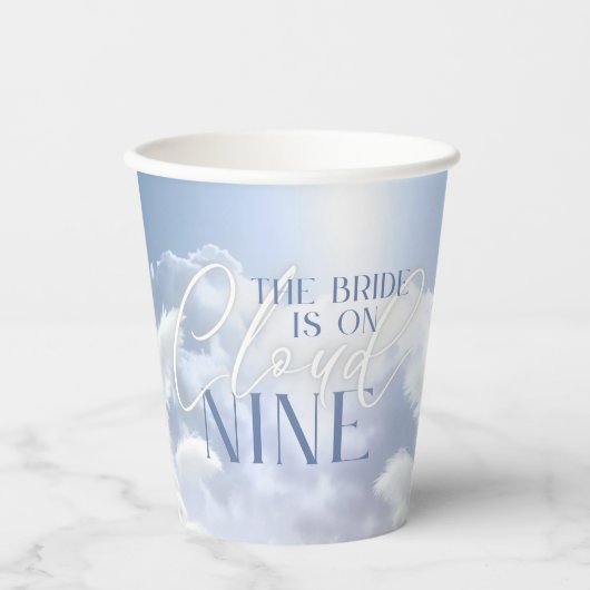 Magisch op Cloud Nine 9 Pampas Vrijgezellenfeest Papieren Bekers (Voorkant)