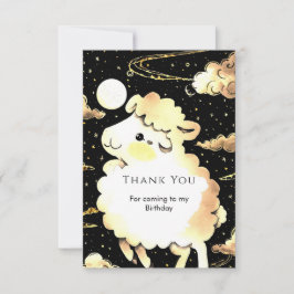 Magisch Op Maat Gemaakt Schaap Verjaardag Bedankkaart