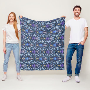 magisch ornament fleece deken