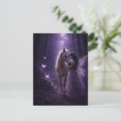 Magisch Paard en Meisje Briefkaart (Staand voorkant)
