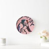 Magisch Paard Ronde Kussen Klok (Huis)
