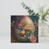 Magisch paasWenskaart (Staand voorkant)