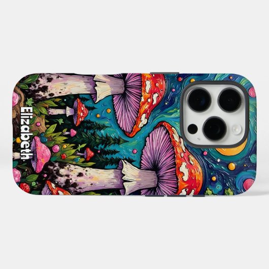 Magisch paddenstoelbos Case-Mate iPhone case (Achterkant (horizontaal))
