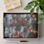 Magisch paddenstoelenbos in de kersttijd tissuepapier (Geschenk)