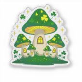 Magisch Paddenstoelendorp met Gloeiende Sticker (Voorkant)