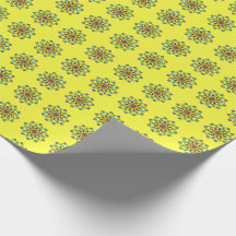 magisch paddestoelkunst-inpakpapier