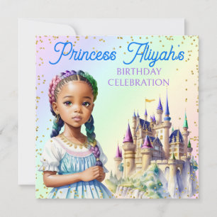Magisch Pastel Prinsessen Fantasie Regenboog Kaste Kaart