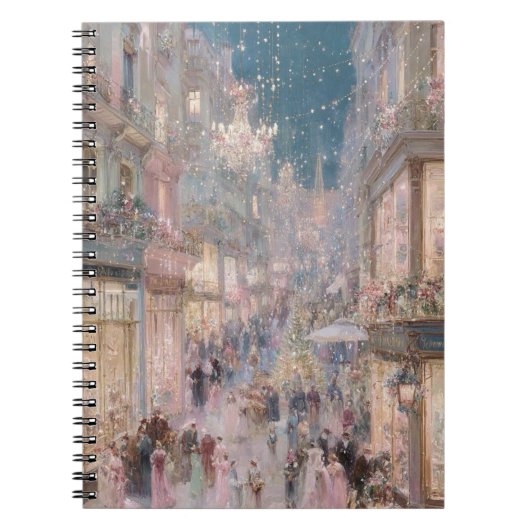 magisch pastel Victoriaans schilder notitieboek (Voorkant)