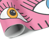 Magisch patroon met kleurrijke ogen. Mystic backgr Cadeaupapier (Rol Hoek)