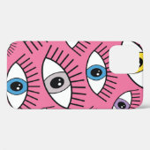 Magisch patroon met kleurrijke ogen. Mystic backgr Case-Mate iPhone Case (Achterkant (horizontaal))