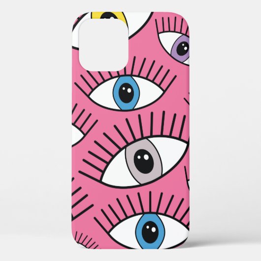 Magisch patroon met kleurrijke ogen. Mystic backgr Case-Mate iPhone Case (Achterkant)