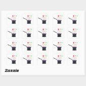 Magisch Pet en handwerk Vierkante Sticker (Vel)