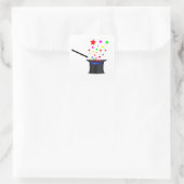 Magisch Pet en handwerk Vierkante Sticker (Tas)