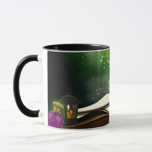 Magisch Pet & Magische Spell Book Whimsical Hallow Mok (Links)