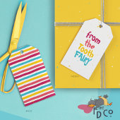 Magisch plezier Schattige "van de tandenfee" Cadeaulabel