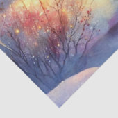 Magisch Polar Beer & Lantaarn in Woodland Decoupag Tissuepapier (Detail)