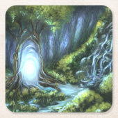 Magisch portaal kartonnen onderzetters (Voorkant)