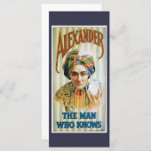 Magisch Poster, Alexander, het Man dat het kent (Voorkant / Achterkant)