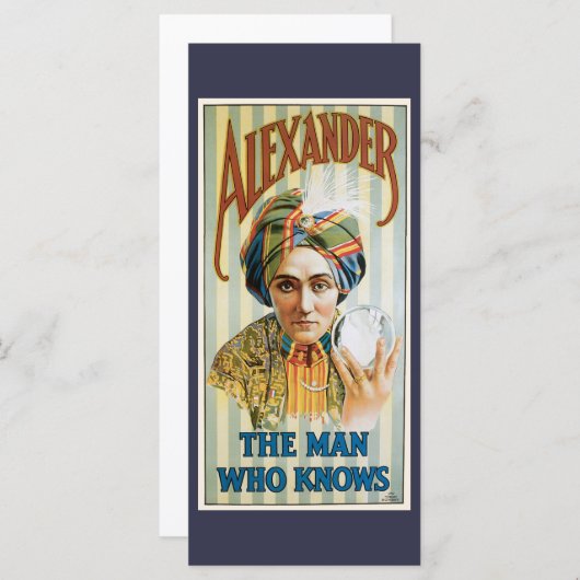 Magisch Poster, Alexander, het Man dat het kent (Voorkant / Achterkant)