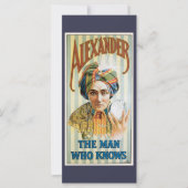 Magisch Poster, Alexander, het Man dat het kent (Voorkant)
