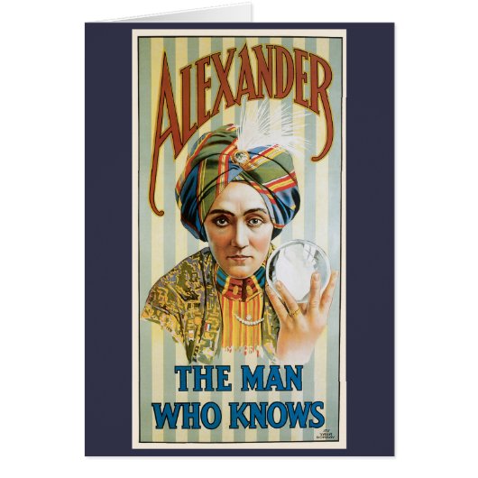 Magisch Poster, Alexander, het Man dat het kent (Voorkant)