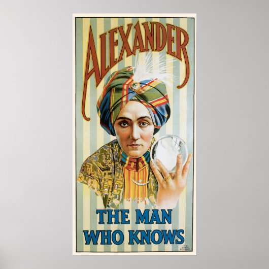 Magisch Poster, Alexander, het Man dat het kent Poster (Voorkant)