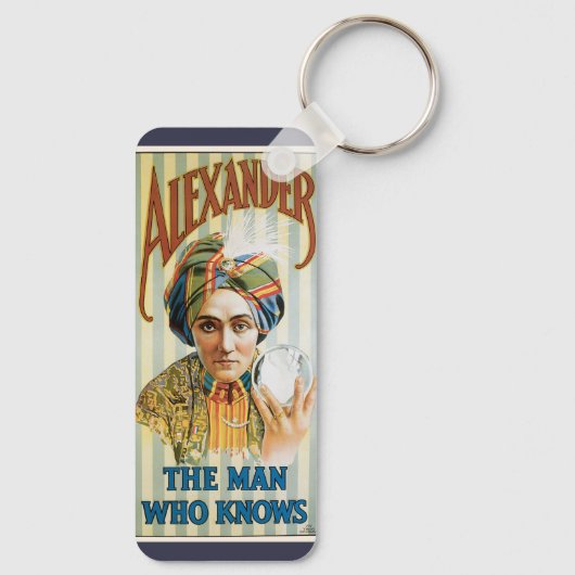 Magisch Poster, Alexander, het Man dat het kent Sleutelhanger (Achterkant)