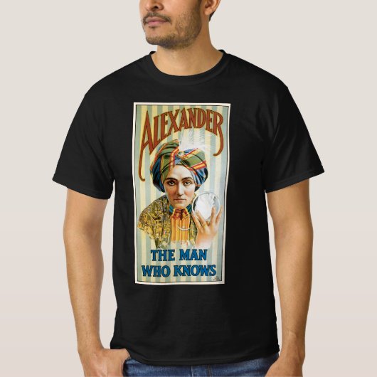 Magisch Poster, Alexander, het Man dat het kent T-shirt (Voorkant)