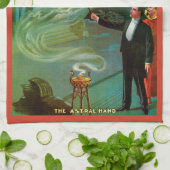  Magisch Poster, Carter de mysterieuze. Theedoek (Gevouwen)