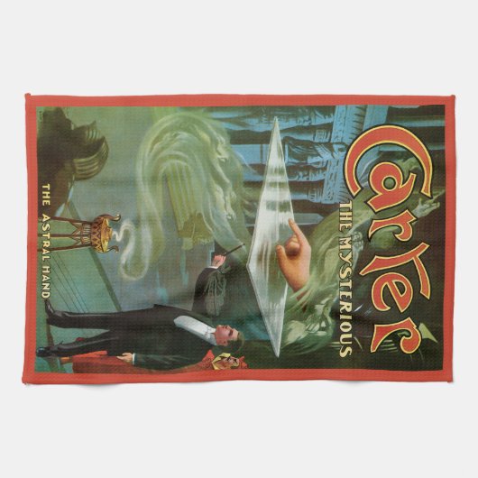  Magisch Poster, Carter de mysterieuze. Theedoek (Horizontaal)