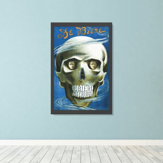  Magisch Poster De Biere de mysterieuze Canvas Afdruk (Insitu (Houten vloer))