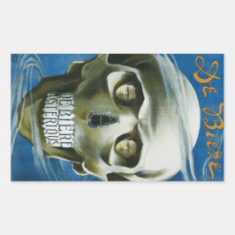  Magisch Poster De Biere de mysterieuze Rechthoekige Sticker