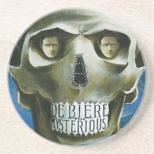 Magisch Poster De Biere de mysterieuze Zandsteen Onderzetter (Voorkant)