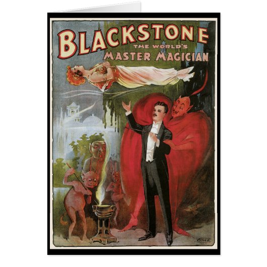  Magisch Poster, geweldige Blackstone Magiciër (Voorkant)
