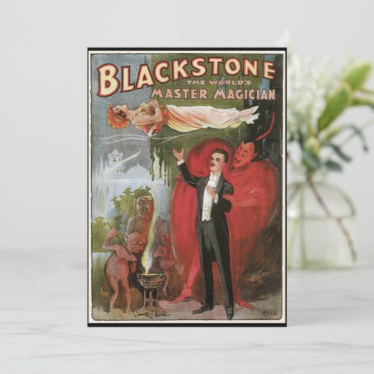  Magisch Poster, geweldige Blackstone Magiciër (Staand voorkant)