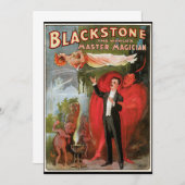  Magisch Poster, geweldige Blackstone Magiciër (Voorkant / Achterkant)