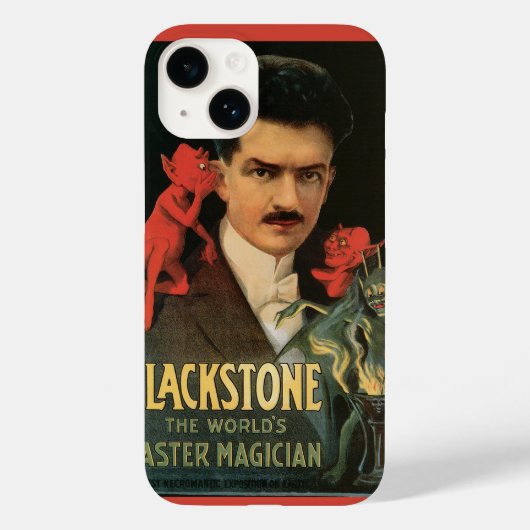 Magisch Poster, geweldige Blackstone Magiciër Case-Mate iPhone Case (Achterkant)