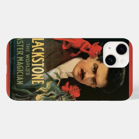  Magisch Poster, geweldige Blackstone Magiciër Case-Mate iPhone Case (Achterkant (horizontaal))