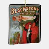 Magisch Poster, geweldige Blackstone Magiciër Keramisch Ornament (Rechts)