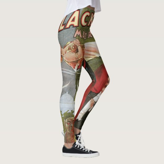 Magisch Poster, geweldige Blackstone Magiciër Leggings (Rechts)