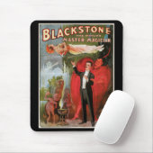 Magisch Poster, geweldige Blackstone Magiciër Muismat (Met muis)