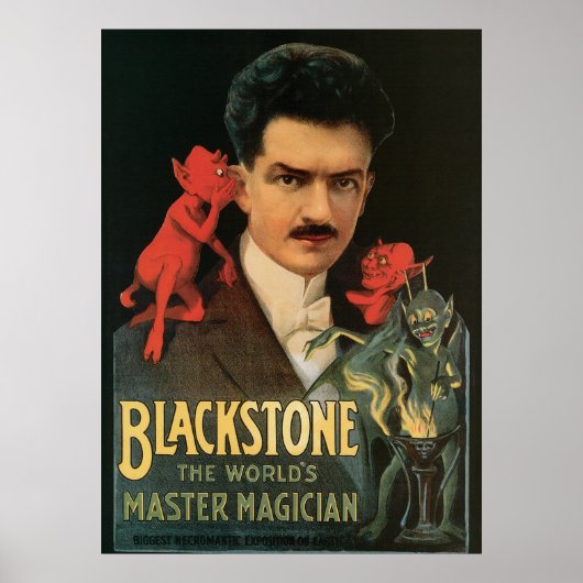 Magisch Poster, geweldige Blackstone Magiciër Poster (Voorkant)