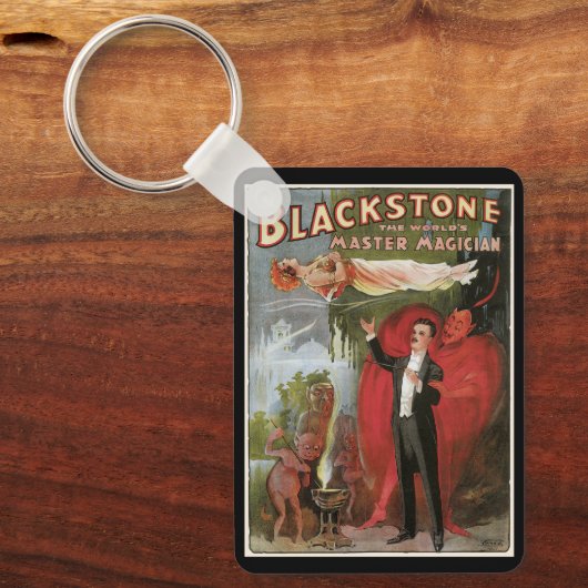  Magisch Poster, geweldige Blackstone Magiciër Sleutelhanger (Voorkant)