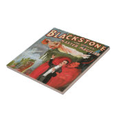 Magisch Poster, geweldige Blackstone Magiciër Tegeltje (Zijkant)