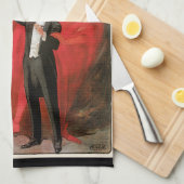 Magisch Poster, geweldige Blackstone Magiciër Theedoek (Quarter Fold)