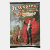 Magisch Poster, geweldige Blackstone Magiciër Theedoek (Verticaal)