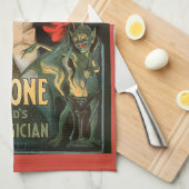 Magisch Poster, geweldige Blackstone Magiciër Theedoek (Quarter Fold)