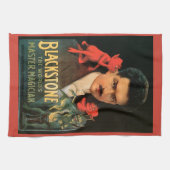 Magisch Poster, geweldige Blackstone Magiciër Theedoek (Horizontaal)