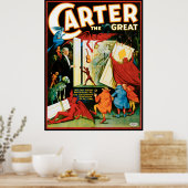  Magisch Poster, Magiciër Carter de Grote Poster (Keuken)